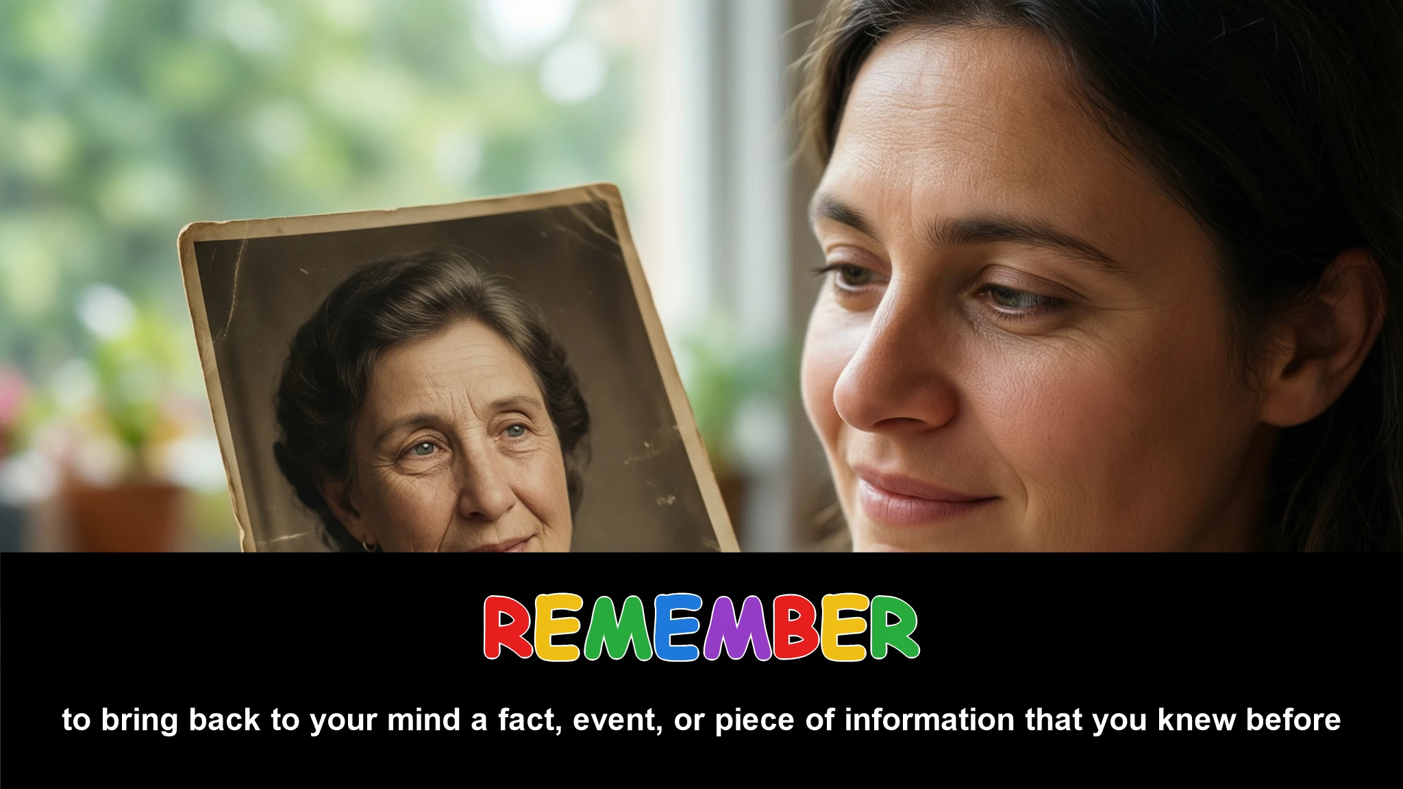 English Illustration for remember
